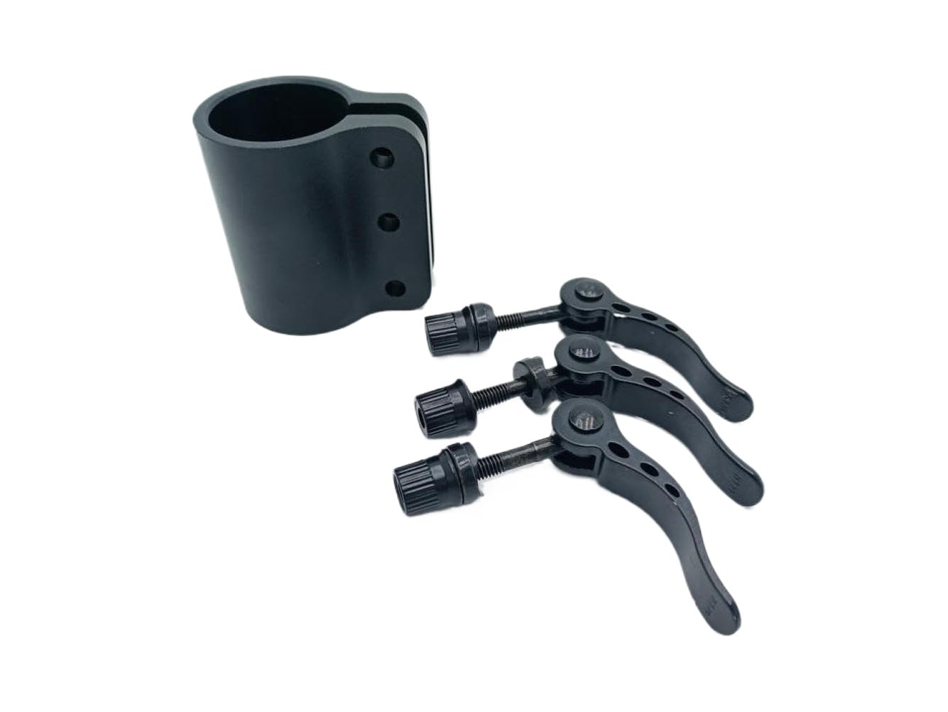 Ktbhtrgpz Black Black Lock Clamp Hook Compatible With Kaabo Mantis 10 And Mantis 8 Extended Reinforced 3 Holes Pole Clip Lock Parts(Black Black)