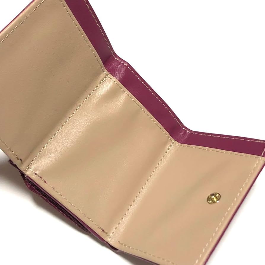 Jill Stuart Luxe Bi-Color Mini Wallet Raspberry Pink : Amazon.ca