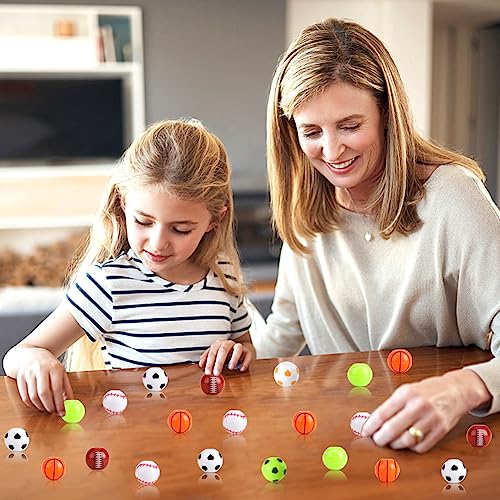 42 Pack Sport Party Favors, Mini Fidget Spinner Sport Ball Toys for Kids Fidget Toys Soccer Baseball for Kids 6-8 8-12 Goodie Bag Stuffers Christmas Birthday Gifts Treasure Box Classroom Prizes - Image 6