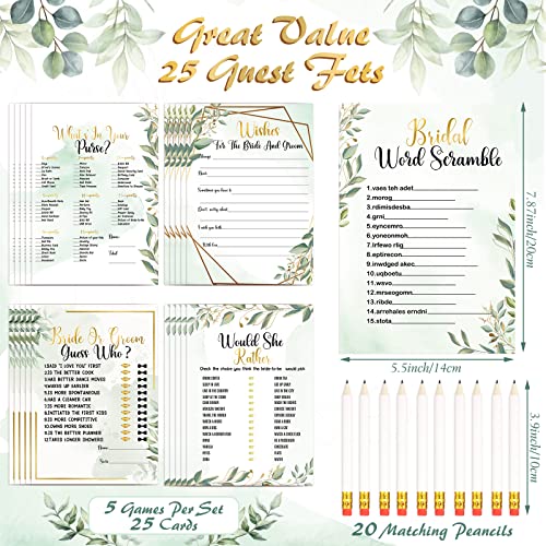 Teling 145 Piezas Juego para Bridal Shower miniatura 2