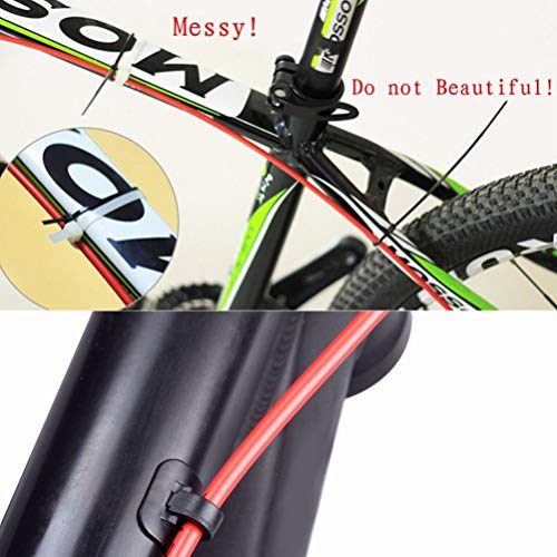 CLISPEED BESPORTBLE 2 PCS Guia de Cabo de Bicicleta Clipe de Mountain Bike Tubo De Linha De Freio Fi