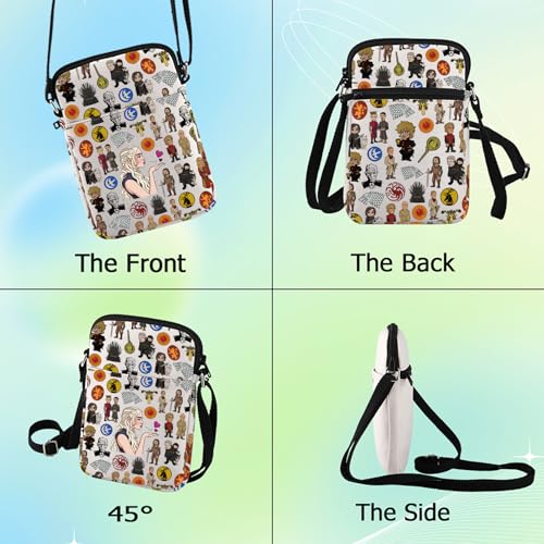 G2TUP Jon Snow Crossbody Bag Dragons Fans Gift Mother Of Dragons Adjustable Strap Bag Dragons Merch3