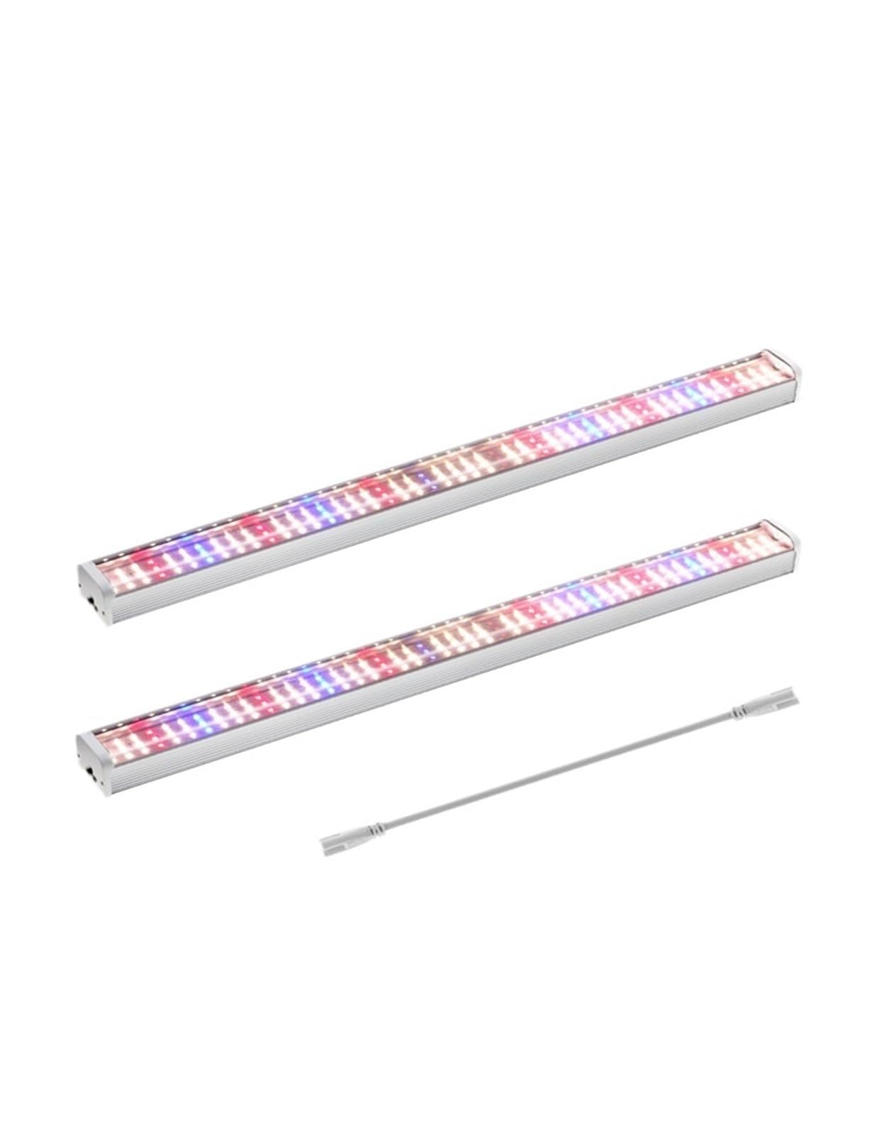 Lampa roślinna Oświetlenie LED do uprawy 25W X6 Sunshine Fullspectrum Różowe światło do uprawy używane do ogrodnictwa Wzrost roślin w pomieszczeniach(With timer,Sunlight 25W X 6)