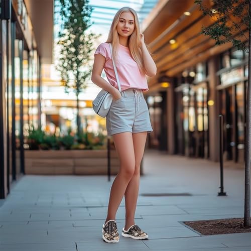 Howilath Women's Sport Mules Tennis Shoes Slip on Garden Shoes Loafers Fashion Backless Sneakers for Street Style Outdoor4