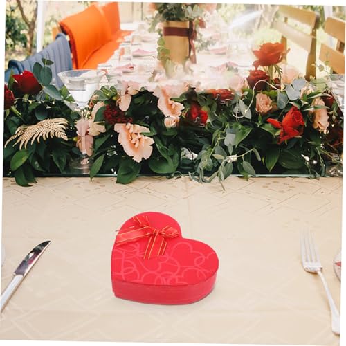 Boîte à chocolat vide en forme de cœur à 10 compartiments pour mariage