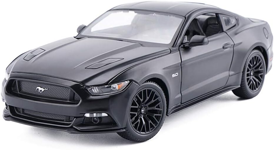 Model Car Collection Model Alloy Car Model 1:18 Ford Mustang GT Sports Car Model Decoration(Black)