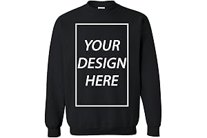 Personalized Graphic Design Crewneck Sweatshirt in Awesome Quality
