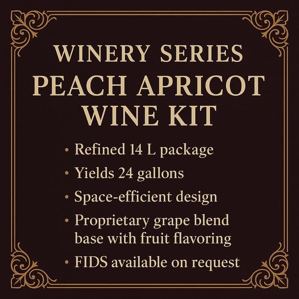 Winery Series Peach Apricot Wine Kit