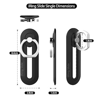 アイリング iPhone/Android 落下防止(グレイシャーシルバー) 正規品 iRing Link アイリングリンク iPhone Android