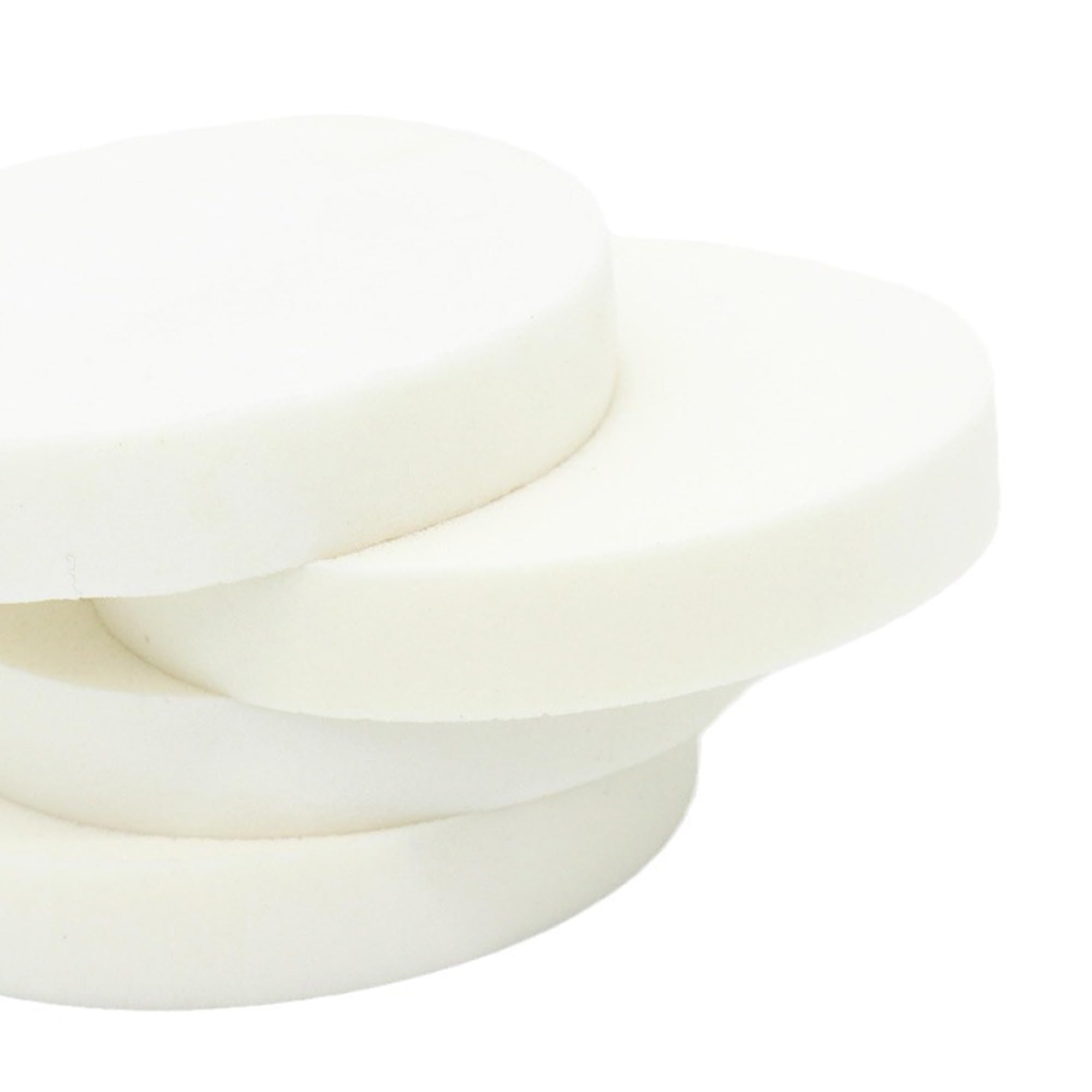 Cojines de repuesto de espuma blanca para cama para mascotas, sofá y silla de comedor, acolchado redondo de espuma de alta densidad para accesorios del hogar, acolchado grueso de espuma para