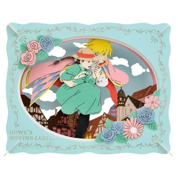 Ensky Paper Theater Howl's Moving Castle Aerial Walking 3D Craft Kit