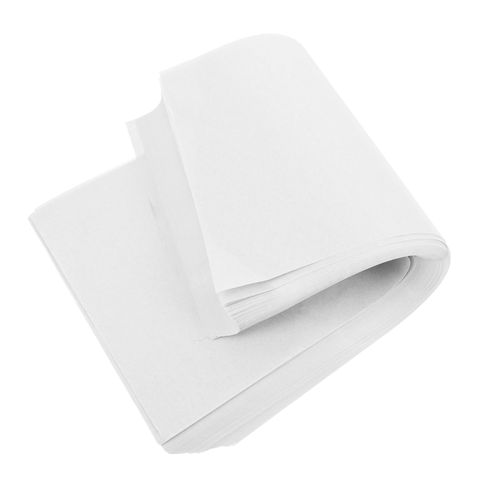 Papier Sulfurisé Feuilles 300 Unités en Papier Silicone Blanc pour Cuisson