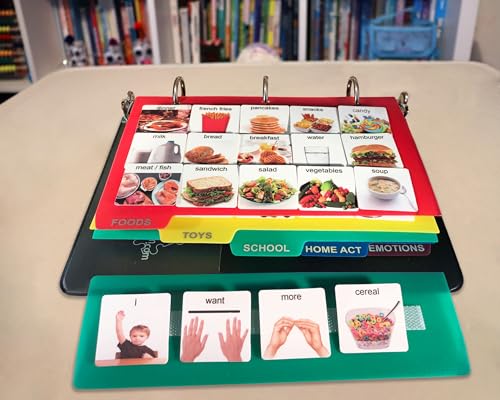 Visual Communication Book,162 ASD Photo Picture Cards: Autism Language Vocabulary,