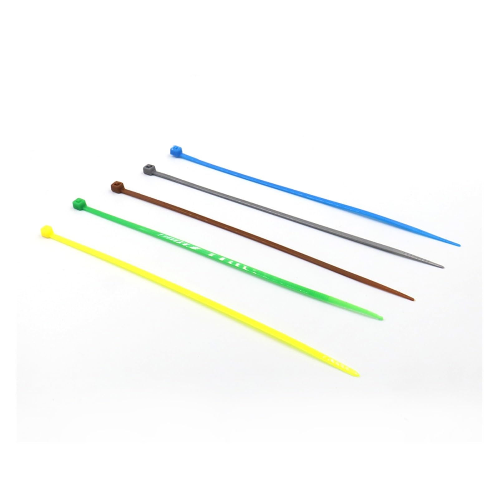 Surtido de bridas para cables,Bridas para cables, 50 UNIDS 9 Colores Autoblocante Plástico Nylon Amarre Cable Sujeción SOWQWE(Green,3x150mm)