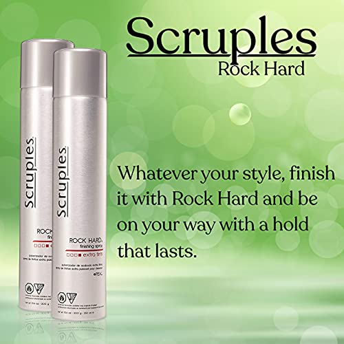 Scruples Rock Hard Finishing Spray Extra Firm 350 Ml / 10.6 Oz Pack Of 2 #TOP3