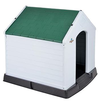 Confidence Pet Plastic Dog Kennel Outdoor Winter House (Medium)