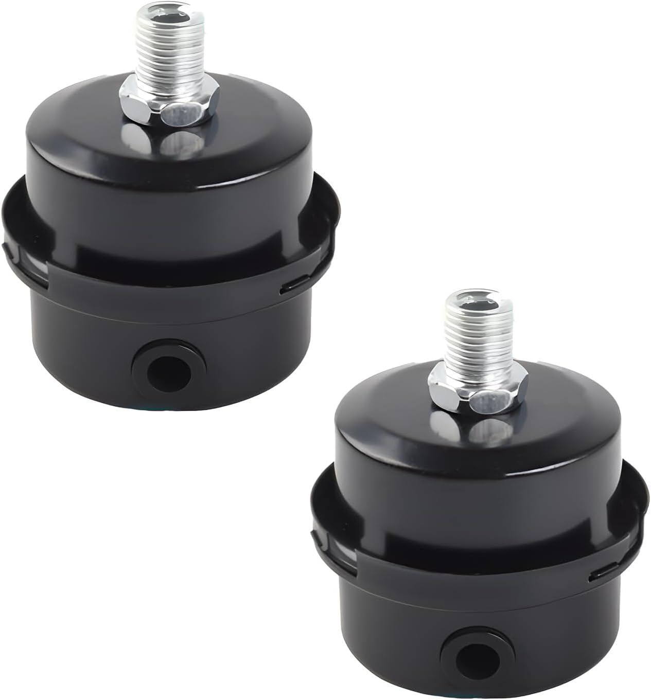 Filtre De Silencieux De Compresseur, Silencieux De 3/8 Pouces Pour Compresseur D'air, Filtre à Air De Compresseur De Compresseur D'air En Métal De 16 Mm, Filtre De Compresseur D'air Fileté, 2 Pièces