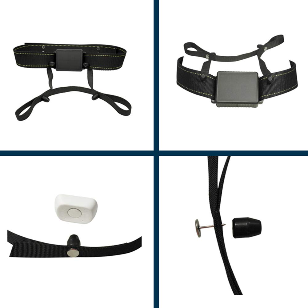 Collare GPS per Bovini E Ovini, Ricarica Automatica Solare, Design Impermeabile, Monitoraggio Sempre E Ovunque - Dispositivo Antifurto Dedicato Ranch,Nero