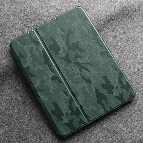 Housse iPad 5e/6e génération 9,7" vert anti-rayure avec dos silicone souple