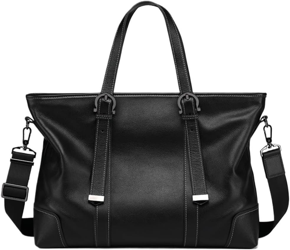 Business Leather Clutch Casual Briefcase Men's Single Shoulder Crossbody Handbag