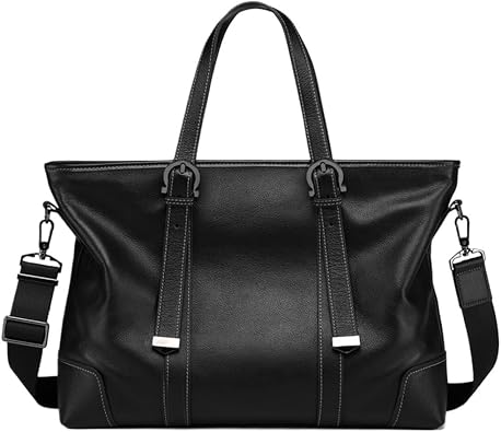 Business Leather Clutch Casual Briefcase Mens Single Shoulder Crossbody Handbag