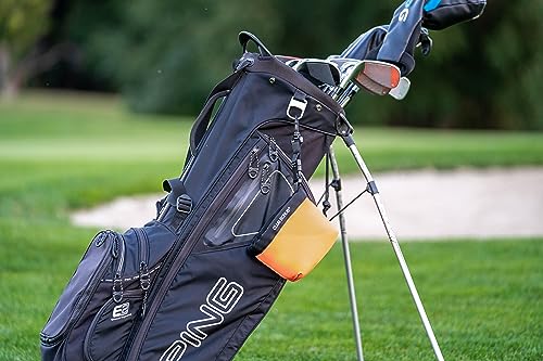 Image of Club Scrub Golf Club and Golf Ball Cleaning Bag, Waterproof Clean Face Technology Liner, Detachable Clip, Machine Washable, Cleans Club Grooves, Dry Exterior (Neoprene or Microfiber Option Available)