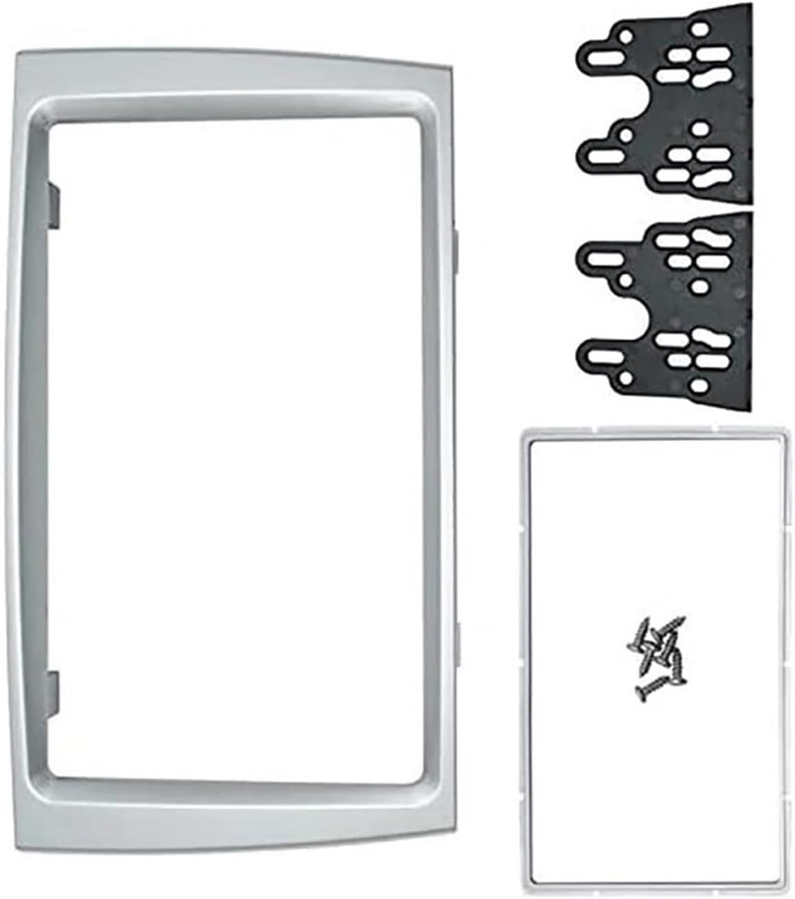 に適合する プジョー 308 2008-2015 408 2011+ 2Din カーDVDラジオフェイシアフレーム ダッシュボードパ