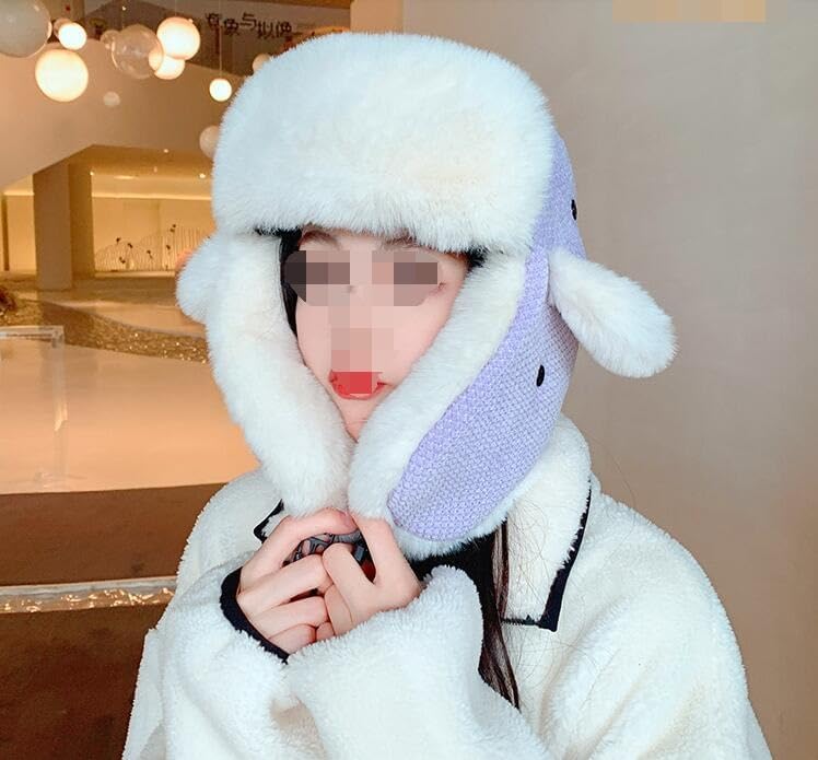 Women's Winter Cotton Hat Riding Ear Protection Warm Lei Feng
