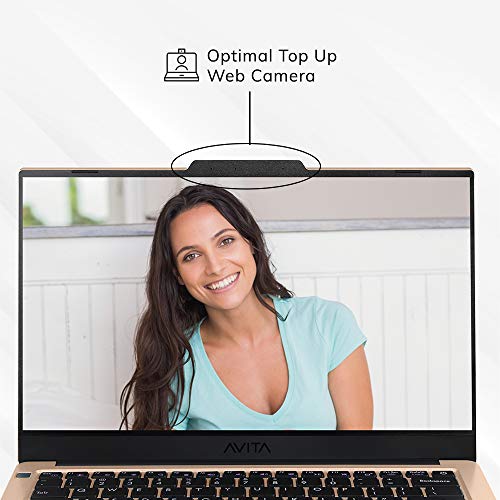 Image of AVITA LIBER V14 NS14A8INW561-UGA 14-inch Laptop (AMD R7-3700U /8GB /512GB SSD /FHD /Windows 10 Home /Radeon RX Vega 10 Graphics / 1.25KG), Unicorn Gold