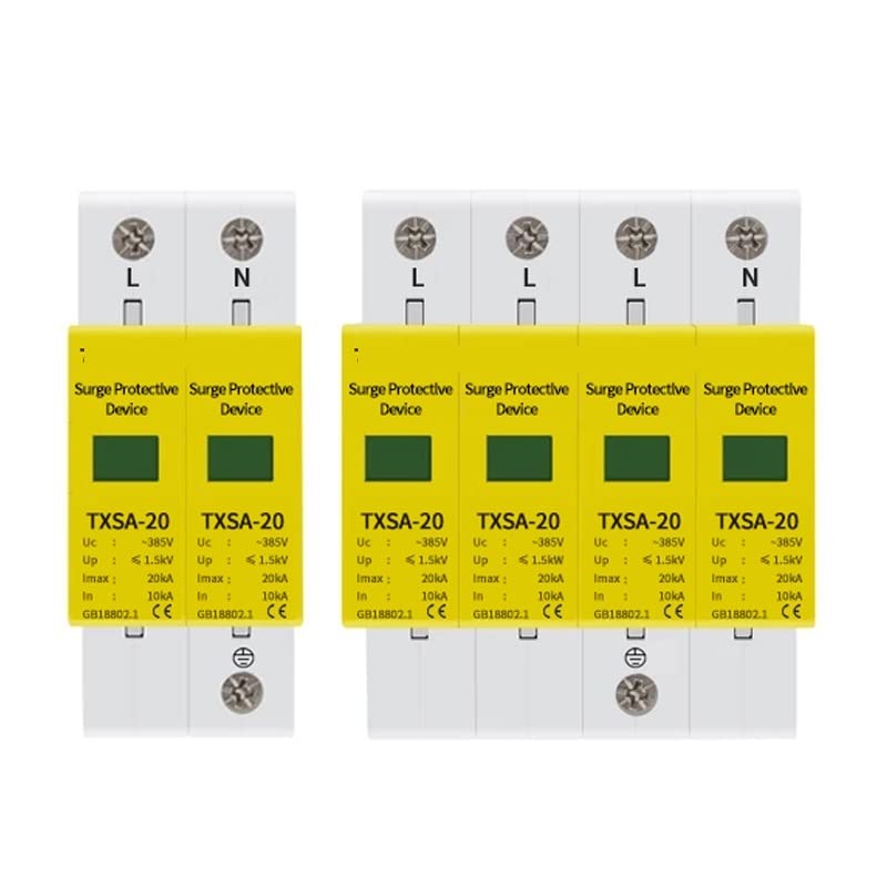 Interruttori ad aria Circuit Breaker AC SPD.DIN Rail 2. 0ka 40ka 30ka 60ka 2p 4p 385V Casa Scaricatore di sovratensioni da fulmine Protezione Protezione Dispositivo di scaricamento a bassa tensione (