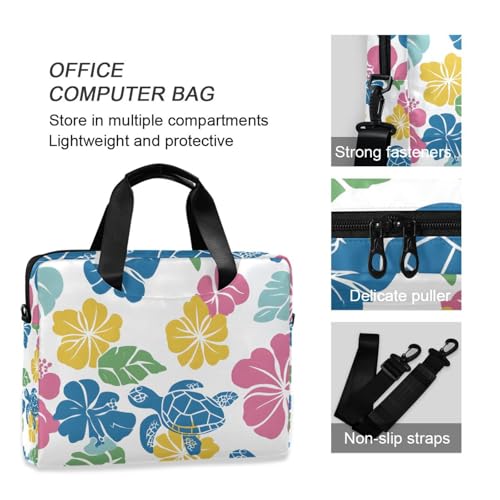Funda para portátil Hawaiian Hibiscus Seaturtle 13-15.6 in miniatura 6