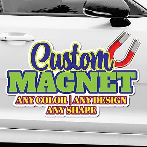 Die Cut Custom Car Magnets by Factory of Stickers Cover