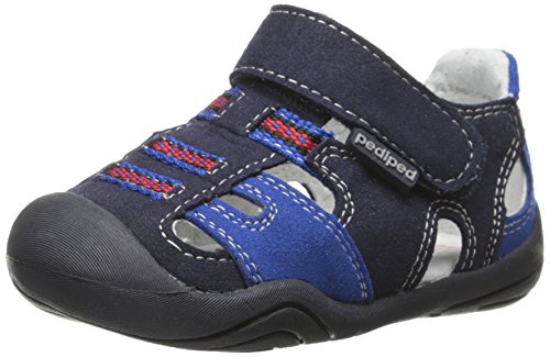 Image of pediped Brice Grip-N-Go Fisherman Sandal (Toddler /Big Kid),Navy,18 EU (3.5 M US Toddler)