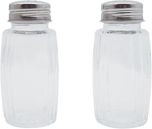 Juego de salero y pimentero, juego de 2 cocteleros, accesorio de cocina de mesa, 3.25 pulgadas