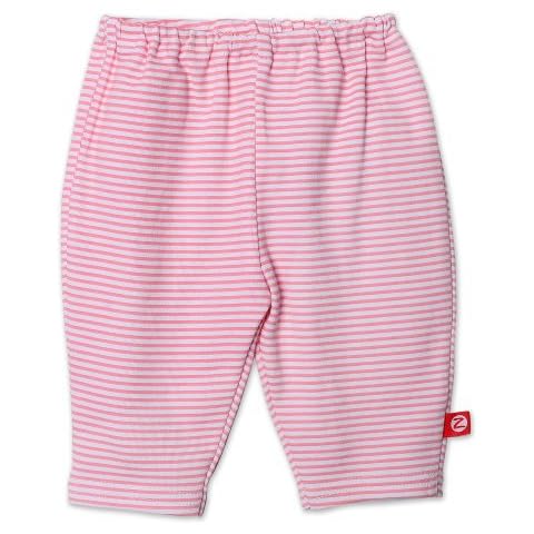 Zutano Candy Stripe Legging - - Newborn Pink Cover