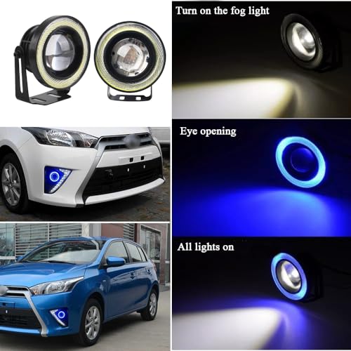 2PCS Angel Eagle Eye LED Luz para Coche y Motocicleta miniatura 3