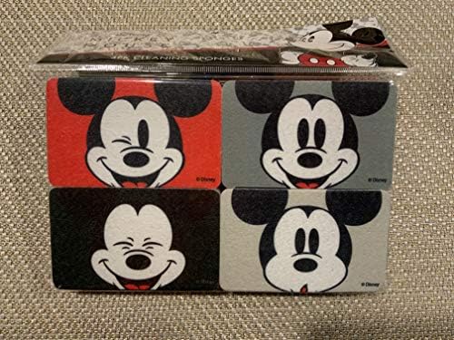 Best Brands Mickey Mouse 4 Pack Cleaning Sponges