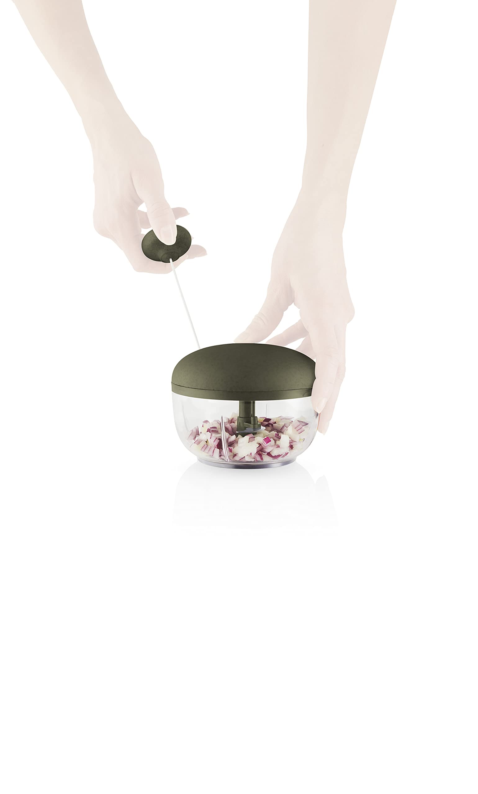 EVA SOLO 531530 Mini Green Tool Chopper,Mixes and Beats Effectively, Cream,green - Image 3