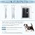 HANIML Dog Door with Double Opening Panels Heavy Duty Aluminum Doggy Door for Medium Large Dogs Weatherproof and Energy Efficient with Magnetic Pets Door for Exterior Door