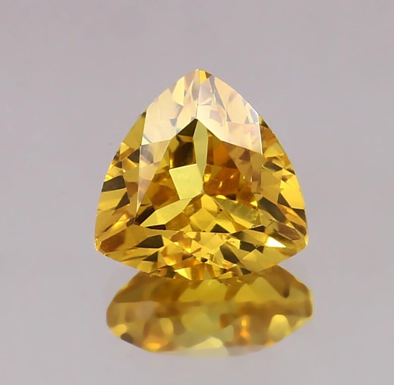 Saphir jaune de Ceylan 9 mm pour créer votre collier personnalisé au quotidien - 3