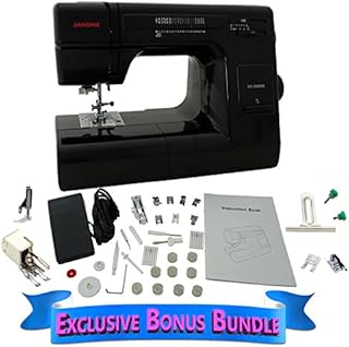 Janome HD 3000 BE Black Edition with Exclusive Bonus Bundle