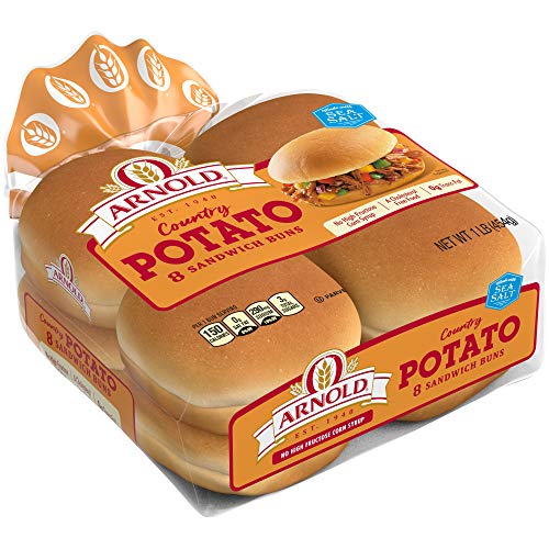 Arnold Country Potato Sandwich Buns, 8 Buns, 16 Oz #TOP1