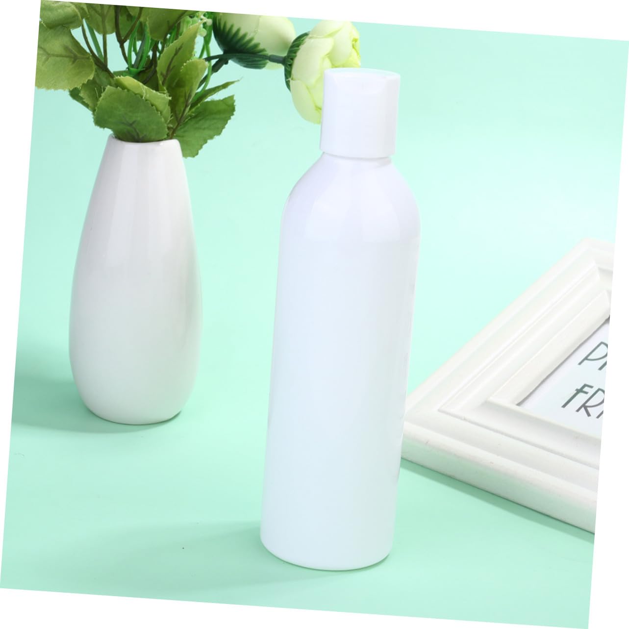 6pcs Refillable Travel Bottles with Press Type Lid Portable Cosmetic Containers for Shampoo Lotion White Leak- Odorless Compact Design for Outdoor Toiletry Use image 4