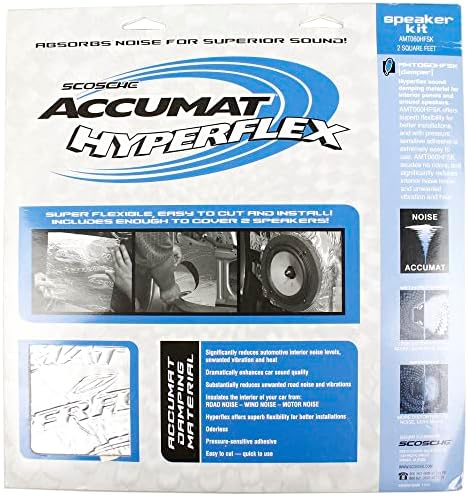 Scosche Amt060Hfsk Accumat Hyperflex Sound Dampening Material (Speaker Kit)