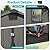 Greesum 6x10FT Plastic Storage Shed with Floor, Resin Outdoor Storaged Sheds with Lockable Double Door, Window and Vents, All-Weather Tool Sheds for Garden, Backyard, Patio, Dark Gray