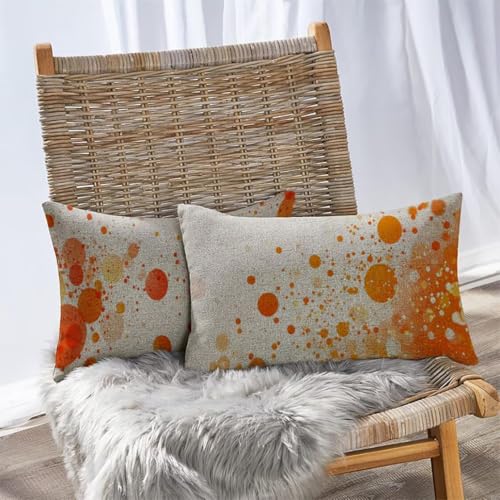 Housse de coussin extérieur imperméable 40x60cm blanc avec zip invisible - 5