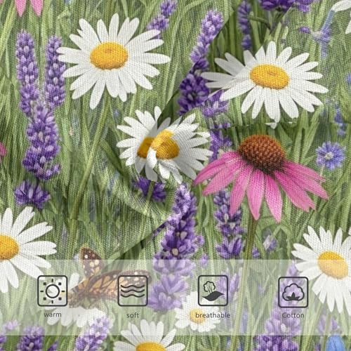 Girls Underwear Toddler 2t Cotton Panties for Girl Animal Briefs Girls Undies Vibrant Wildflowers Purple Butterflies3