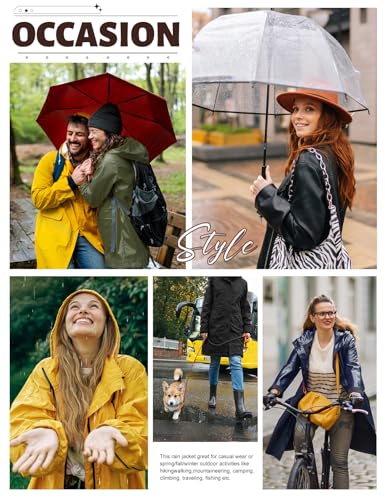Vancavoo Wintermantel Damen Winterjacke Warm Gefüttert Wasserdicht Atmungsaktiv Regenmantel Übergangsjacke Winter Windbreaker Jacke Mantel Outdoorjacke mit Kapuze,Schwarz,M