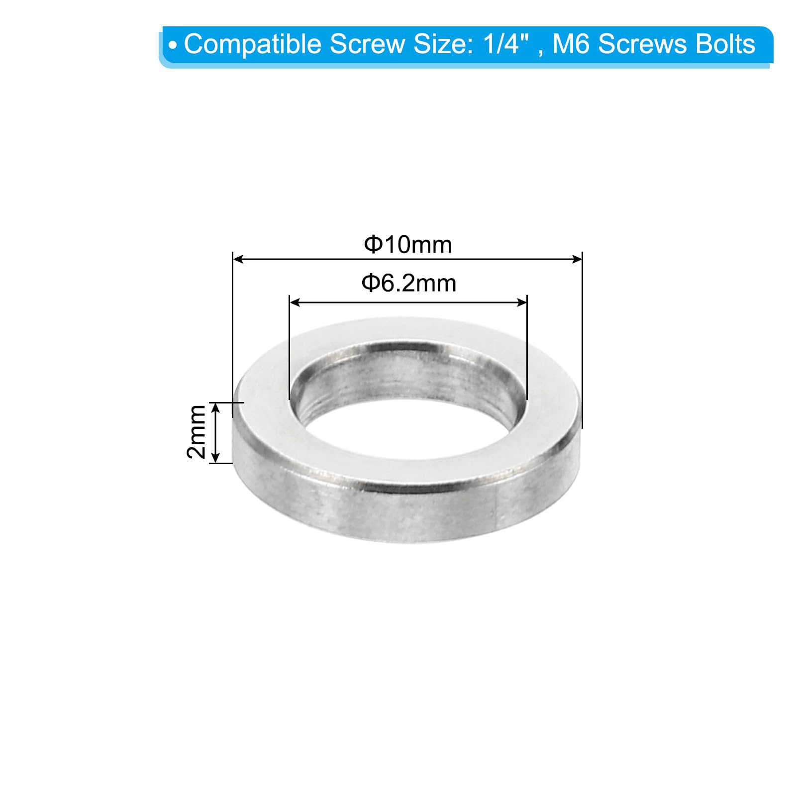 Unifizz M6 Stainless Steel Spacers - Image 2