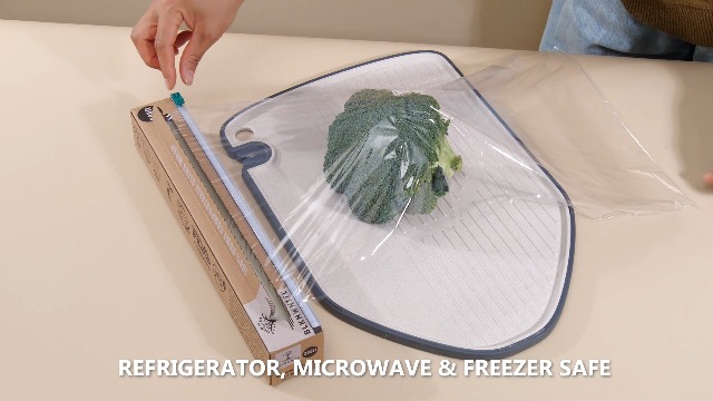 Amazon.com: BlknWhite Certified Compostable Cling Wrap with Slide